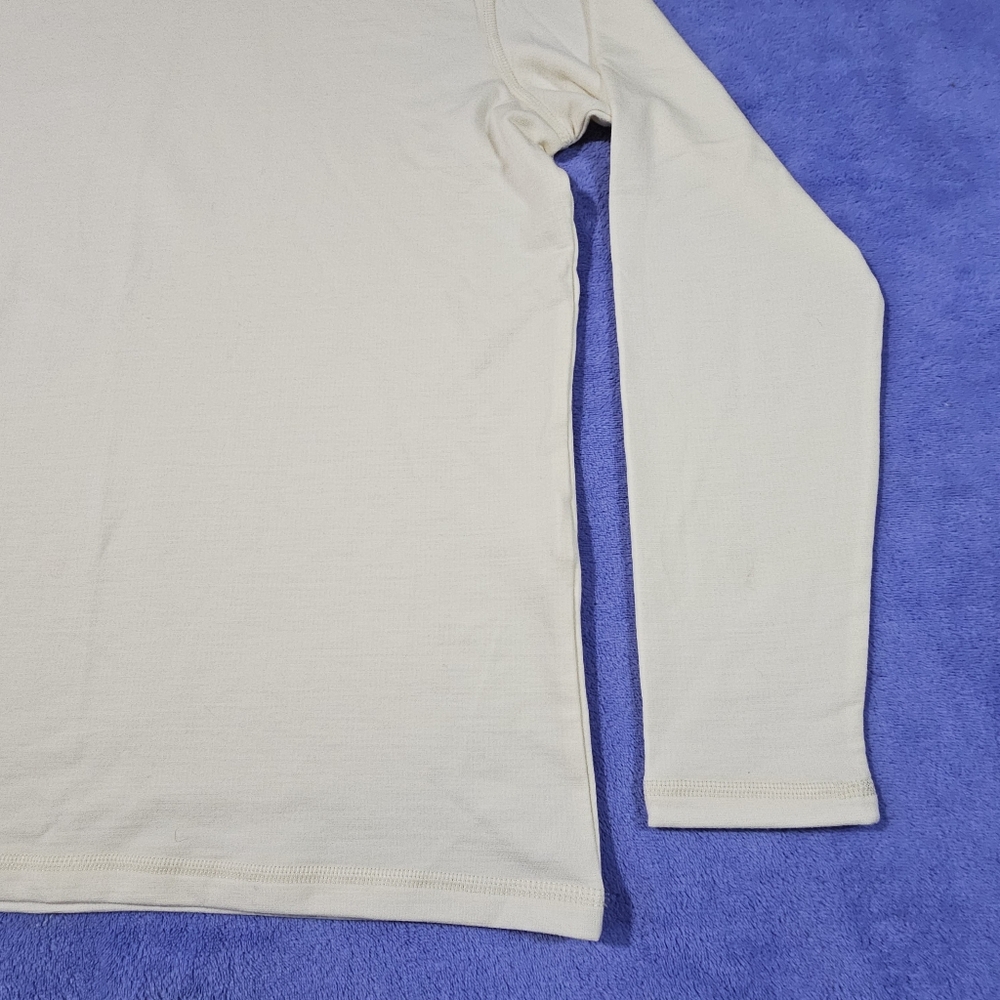 PETER MILLAR GOLF WOOL HOODIE SWEATER -M- IVORY WHITE -CROWN CRAFTED -STRETCH - Picture 6 of 15